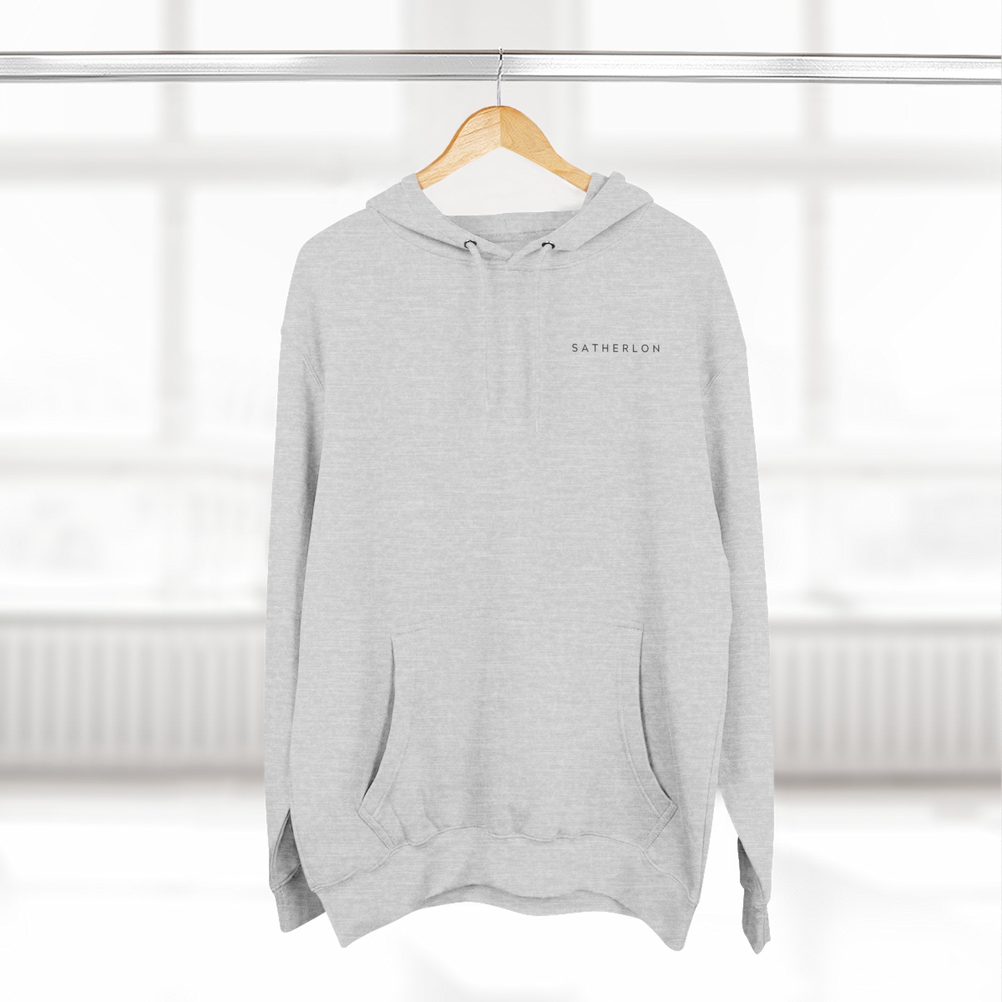 NASDAQ Repeat Logo Hoodie — Streetwear Tech Stock Market Pullover